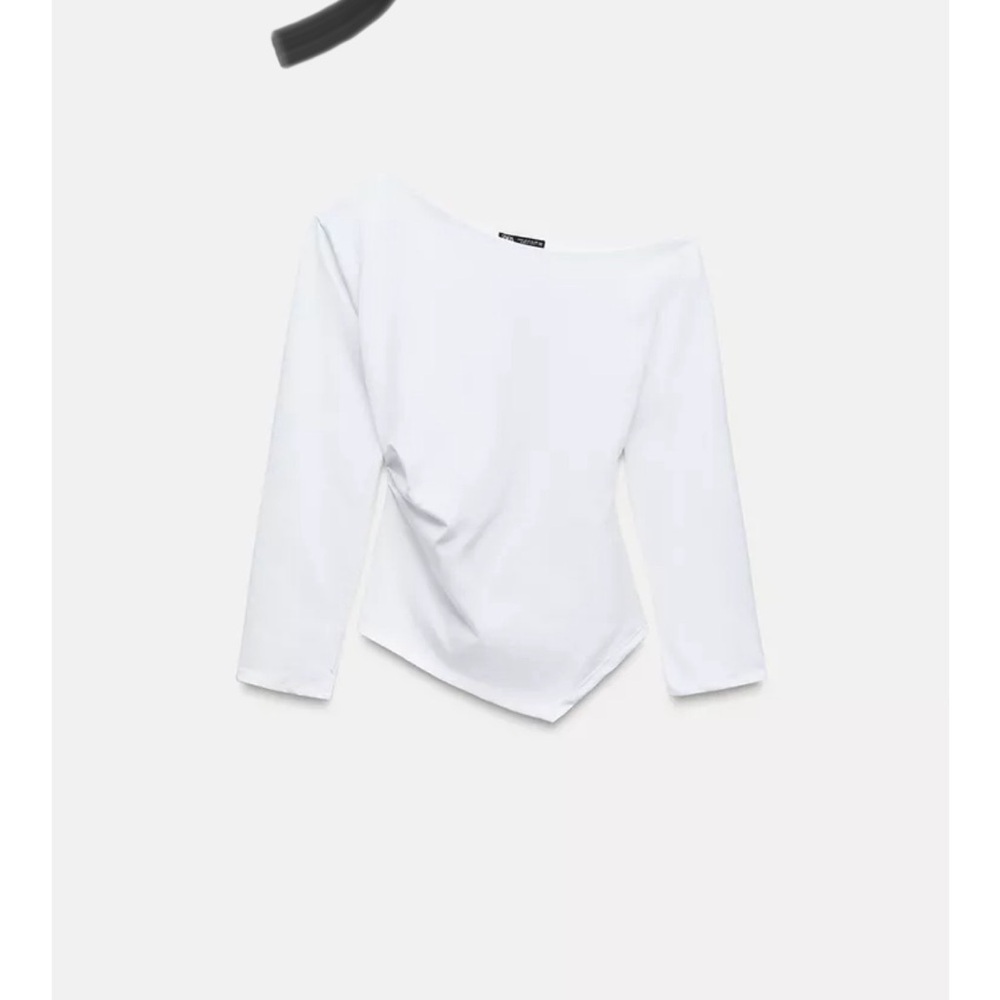 White Off-Shoulder Top